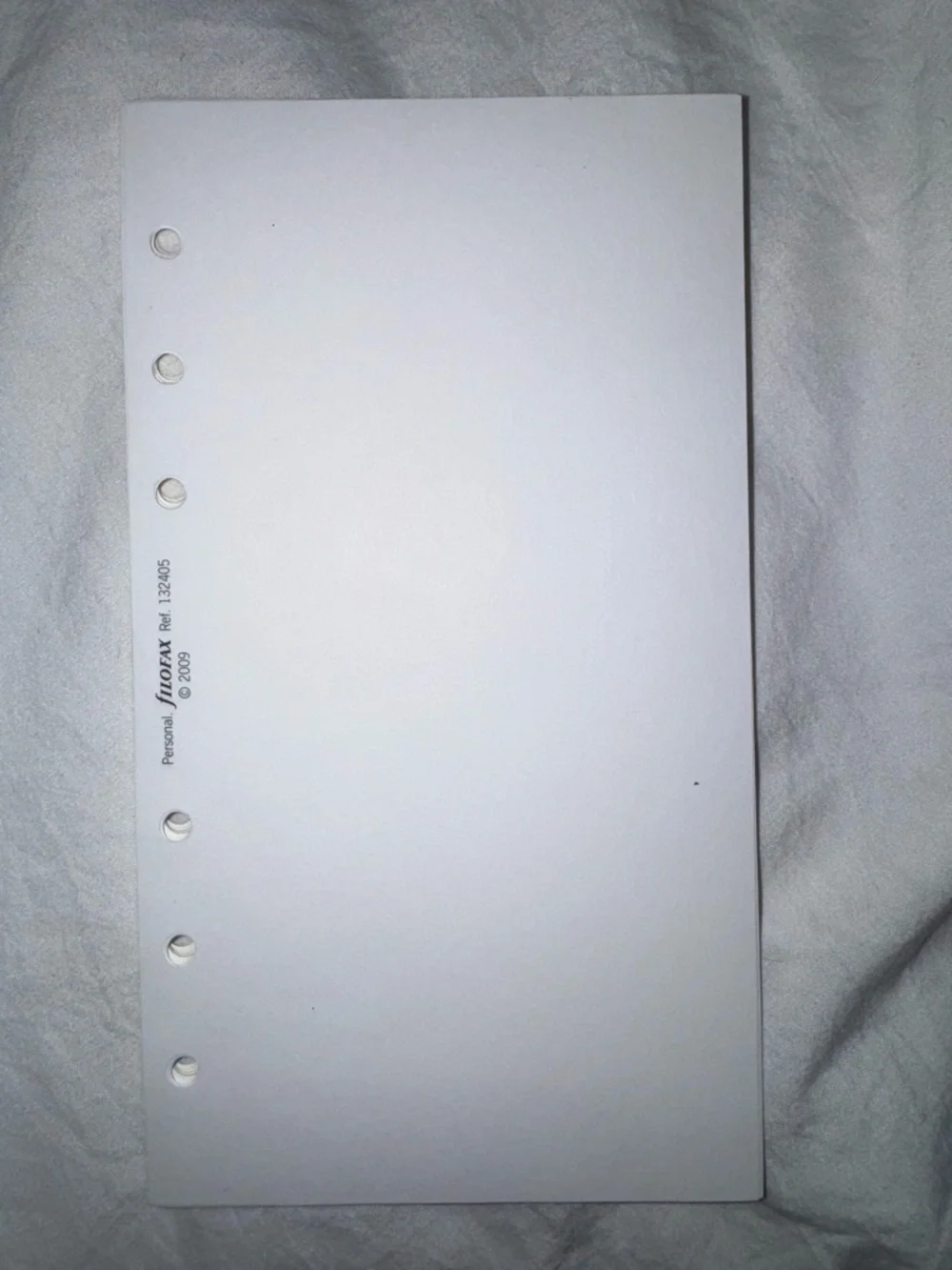 filoFAX Personal Planner Inserts